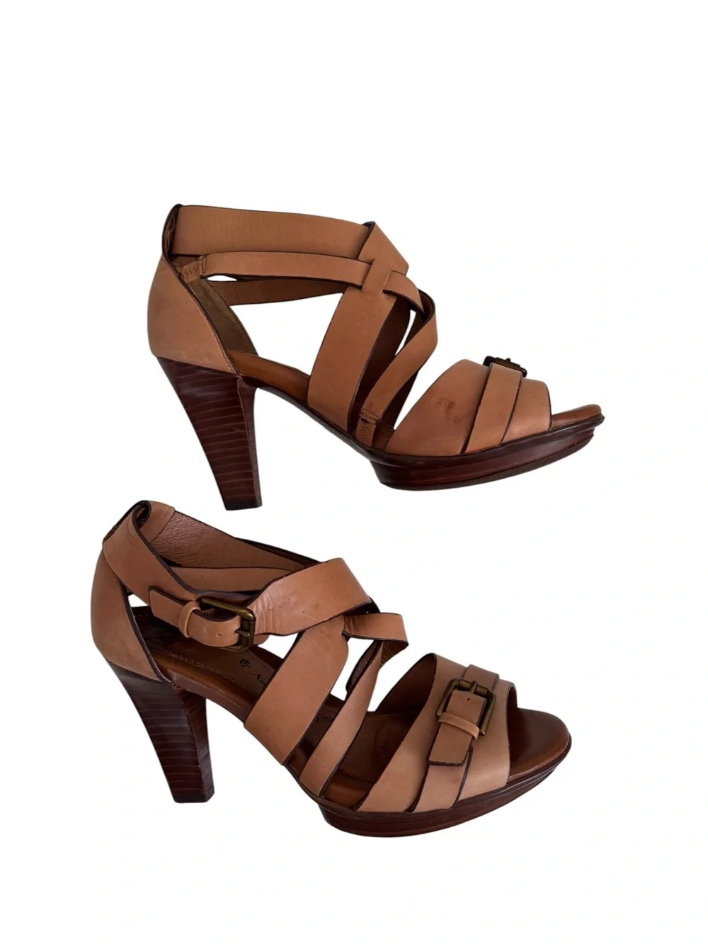 Sofft Women's Rae Platform Heeled Sandals 7.5 Work Party Vacation Date Night